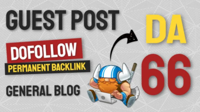 I will publish high quality SEO guest post with dofollow on my da 66 website