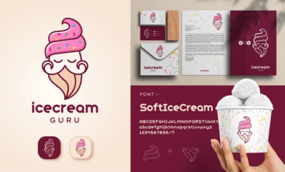 I will design modern logo with business brand identity