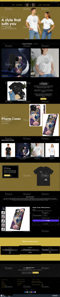 I will build profitable dropshipping shopify store shopify website