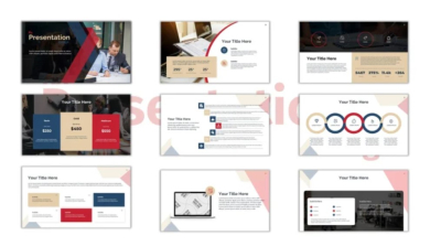 I will design powerpoint presentation, minimal and corporate design