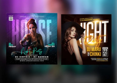 I will design a concert, nightclub, birthday, event or party flyer