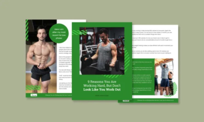 I will design fitness ebook pdfs