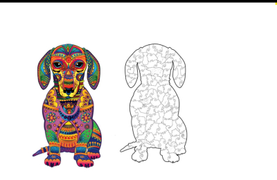 I will animal jigsaw puzzle die cutting zentangle mandala pattern