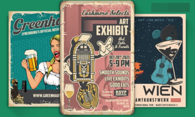 I will create unique retro,vintage flyer or poster