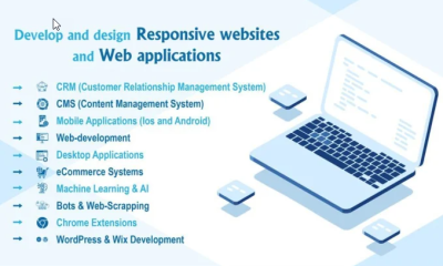 I will develop complete software or web applications