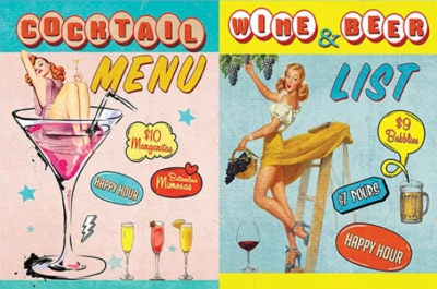 I will design retro or vintage flyer or poster