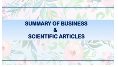 I will summarize the business news articles