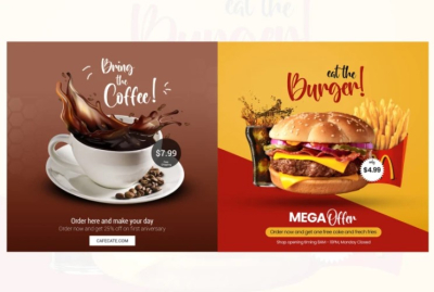 I will do professional product banner, flyer design for your brand