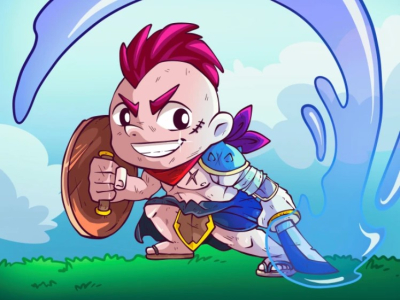 I will draw amazing cartoon character