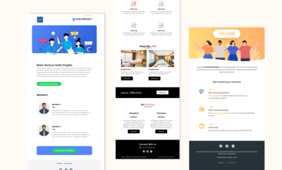 I will design professional responsive HTML email templates