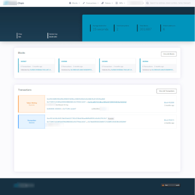 I will build a full ethereum forked blockchain with dex and wallet