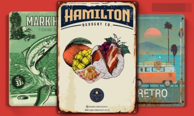 I will create unique retro,vintage flyer or poster