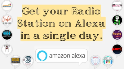 I will create alexa skill for your radio station in a day