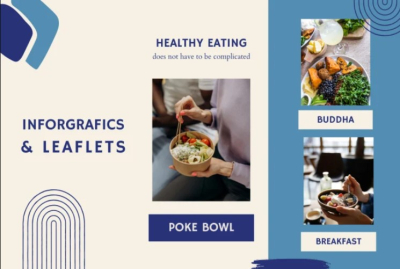 I will design creative health infographics and leaflets