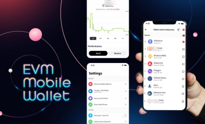 I will build mobile wallet apps for your evm compatible blockchain